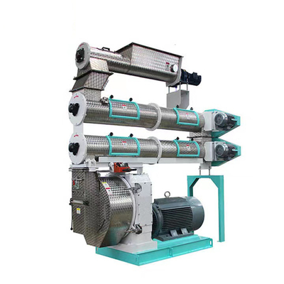 500KG / H Automatyczna maszyna do produkcji peletów Sterowanie PLC Pelet Mill
