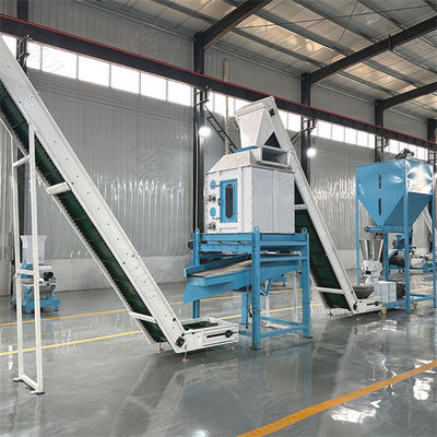 Wydajna linia do produkcji paszy w postaci granulatu dla drobiu, bydła, owiec i kurcząt o wydajności dziesięciu ton na godzinę