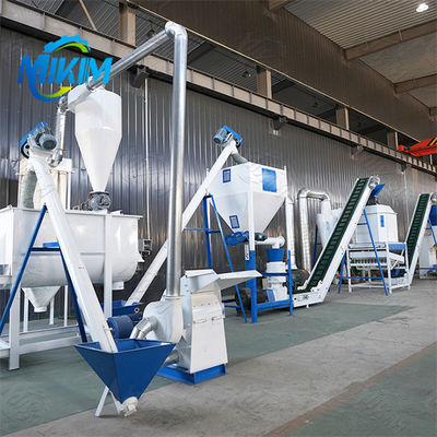 Wysoka wydajność, niski wskaźnik awarii, w pełni automatyczna linia produkcyjna peletów paszowych dla hodowli drobiu
