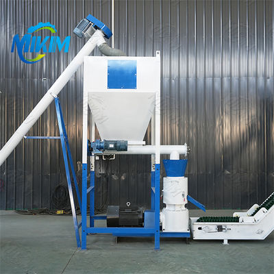 Linia produkcyjna granulów paszowych dla gospodarstw hodowlanych, hodowli dróbów domowych, bydła, owiec i koni