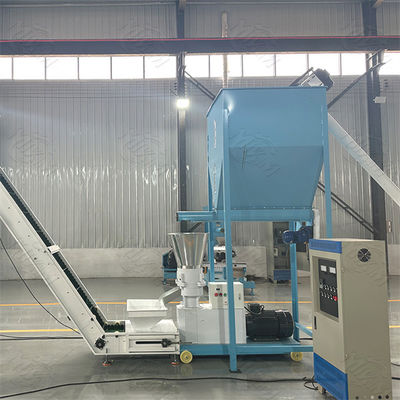 Przeznaczone dla dużych gospodarstw rolnych, linia do produkcji paszy w postaci granulatu, łatwa w obsłudze, linia do produkcji paszy dla bydła i owiec