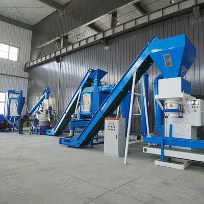 CE Biomass Spruce Pellet Mill Line Maszyna do pelletu drzewnego 800-1000 kg / h