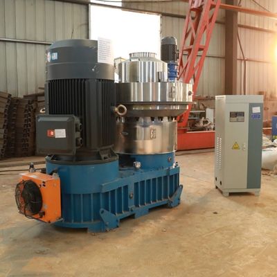 MIKIM Small Wood Pellets Machine Flat Die 15mm 20mm z workami Filtr przeciwpyłowy