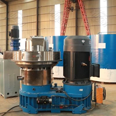 Dwuwarstwowa maszyna do granulowania drewna z biomasy kawowej 0,6 mm 1500 kg / H