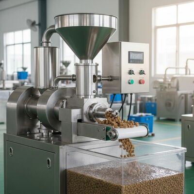 Automatyczna maszyna do granulowania paszy rybnej ze stali nierdzewnej o pojemności 100-2000 kg/h do pływania i tonia paszy