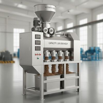 Maszyna do granulowania pasz ryb z stali nierdzewnej o pojemności 100-2000 kg/h i automatycznym karmieniu