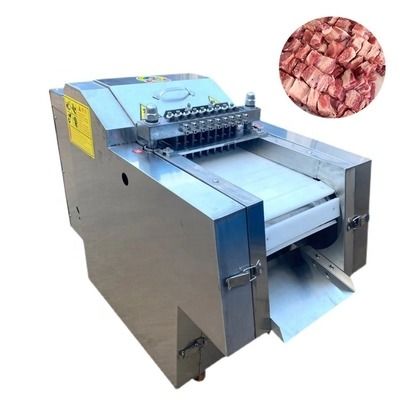 Chiny Automatyczna maszyna do krojenia mięsa w kostkę do surowego mięsa mrożonego z kurczaka przemysłowego