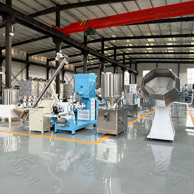 CE-certified pet food production lines are used for food for dogs, cats, birds, and aquatic animals.
