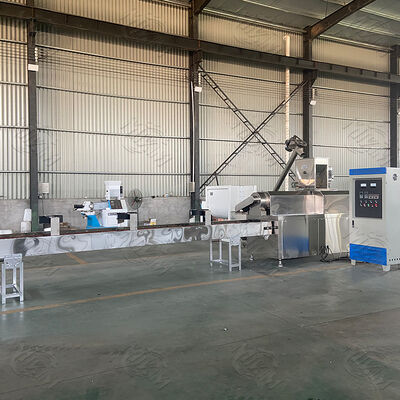 Ekstruder dwuślimakowy o wydajności 100-1000 kg/h do linii produkcyjnej karmy dla zwierząt, ze stali nierdzewnej klasy spożywczej i w pełni automatycznym systemem sterowania