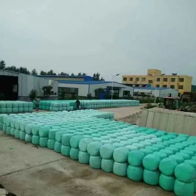 Round silage hay grass baler wrapping machine animal feed baler film packing machine 4